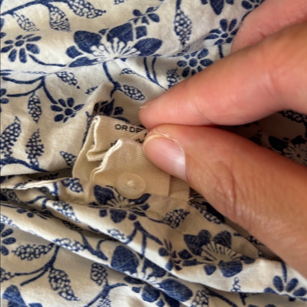 Doen Girls Navy Floral Ruffle Dress size 2 - Picture 6 of 8